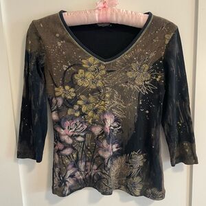 vanilla sugar grunge y2k graphic quarter length sleeve